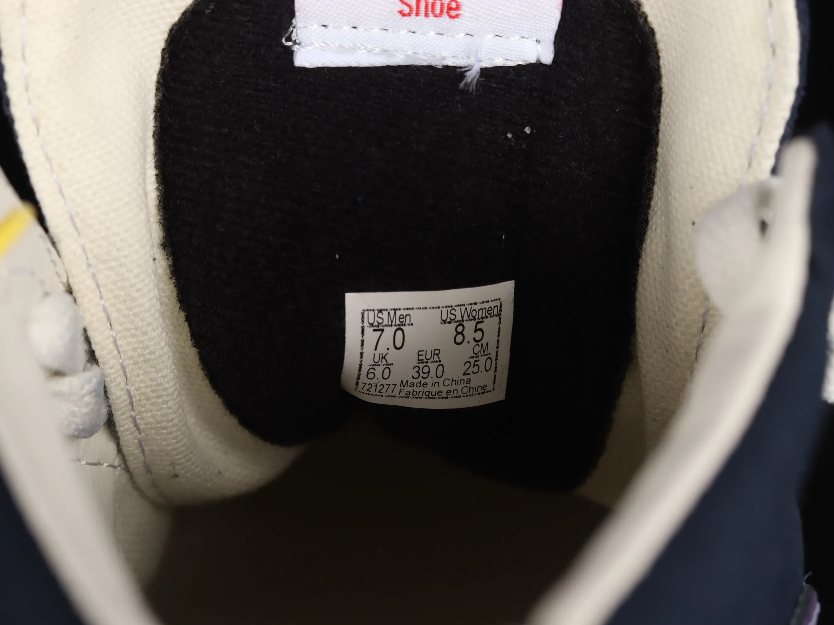 All categories Vans Vans series Vans Hi Vans high-top Vans SK8-Hi Lx Vans official navy blue high-top casual sneakers VN0A4BVB20T